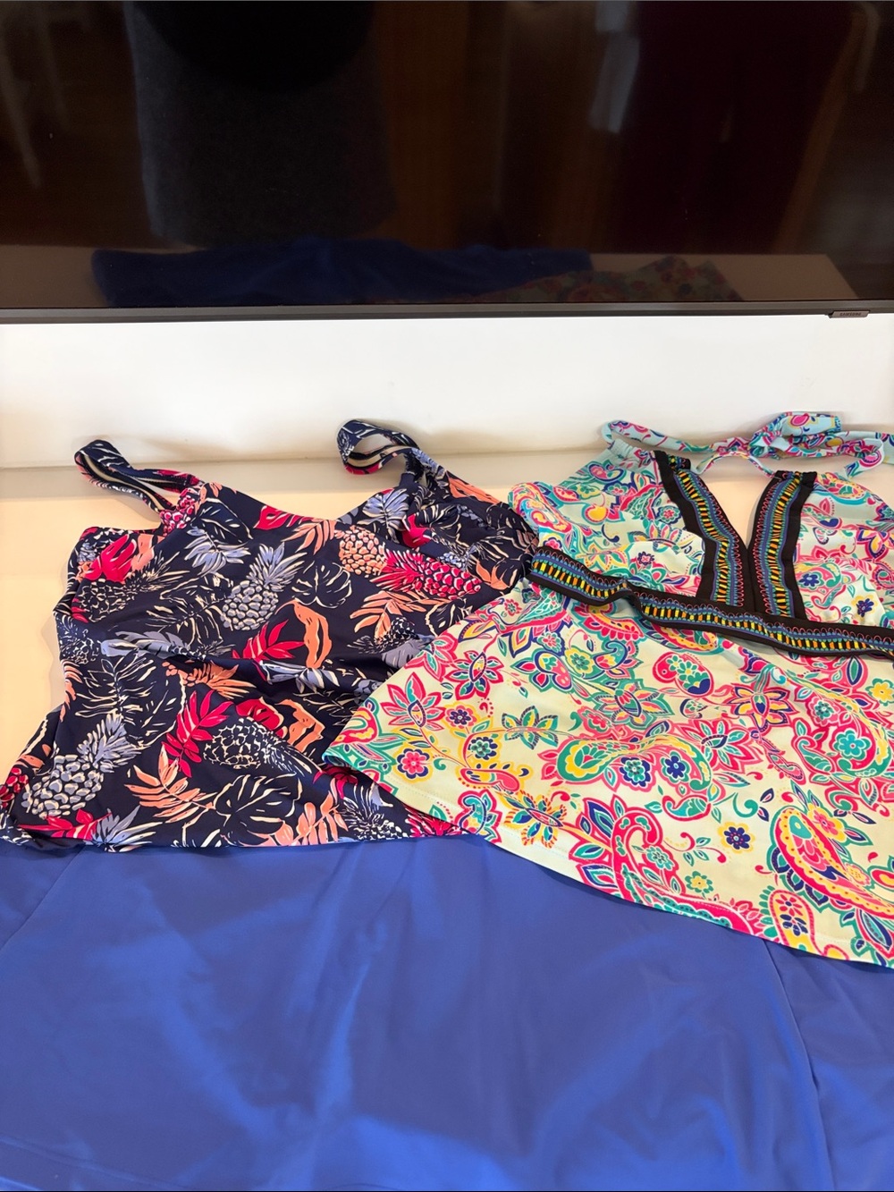 Bundle Tankini Tops ( one from Talbots), and Swimskort.